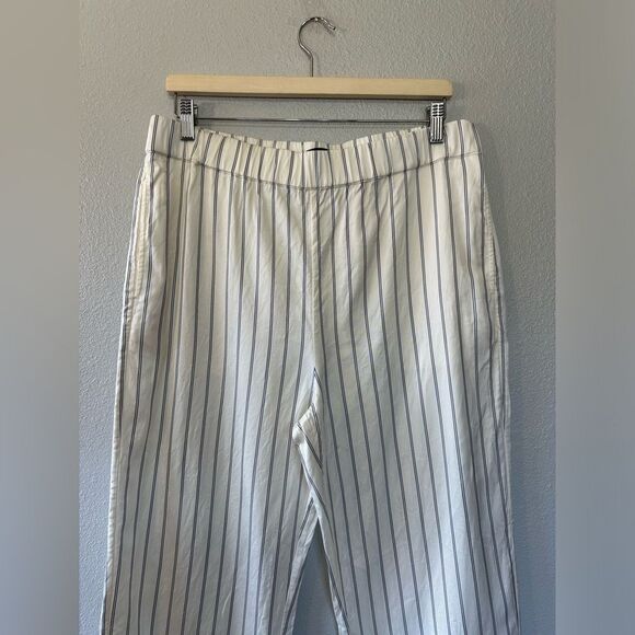 Jenni Kayne Bianca Stripped Straight Leg Pant in Navy Stripe XL - Picture 4 of 15